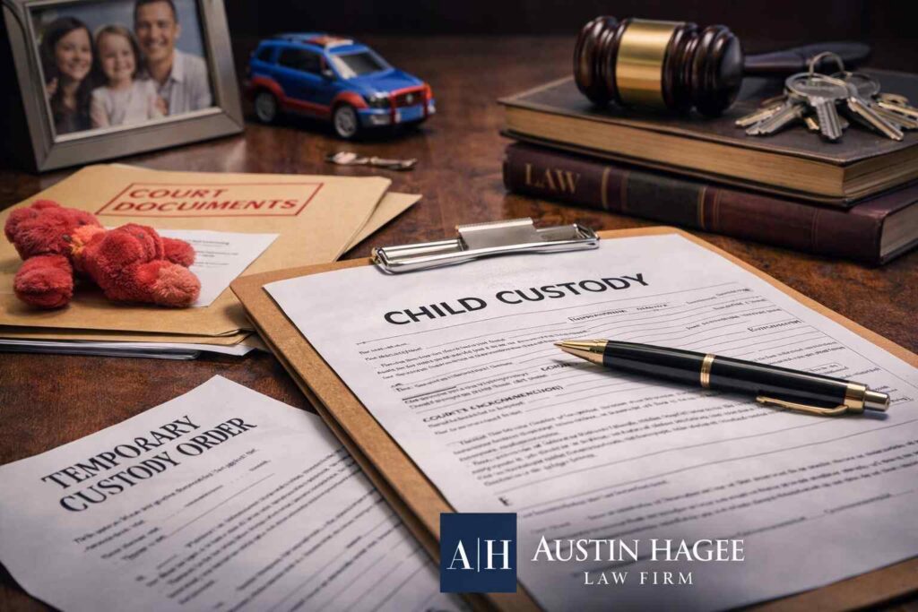 Domestic violence and child custody in Texas